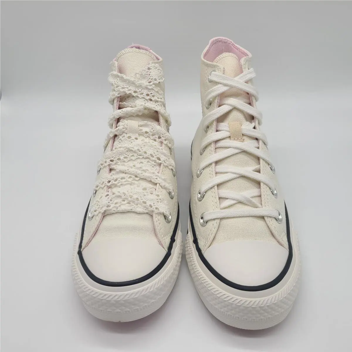 Converse shoes - Chuck Taylor All Star Crochet Lace - A10686C - Egret (UPC: 644110557520) 2