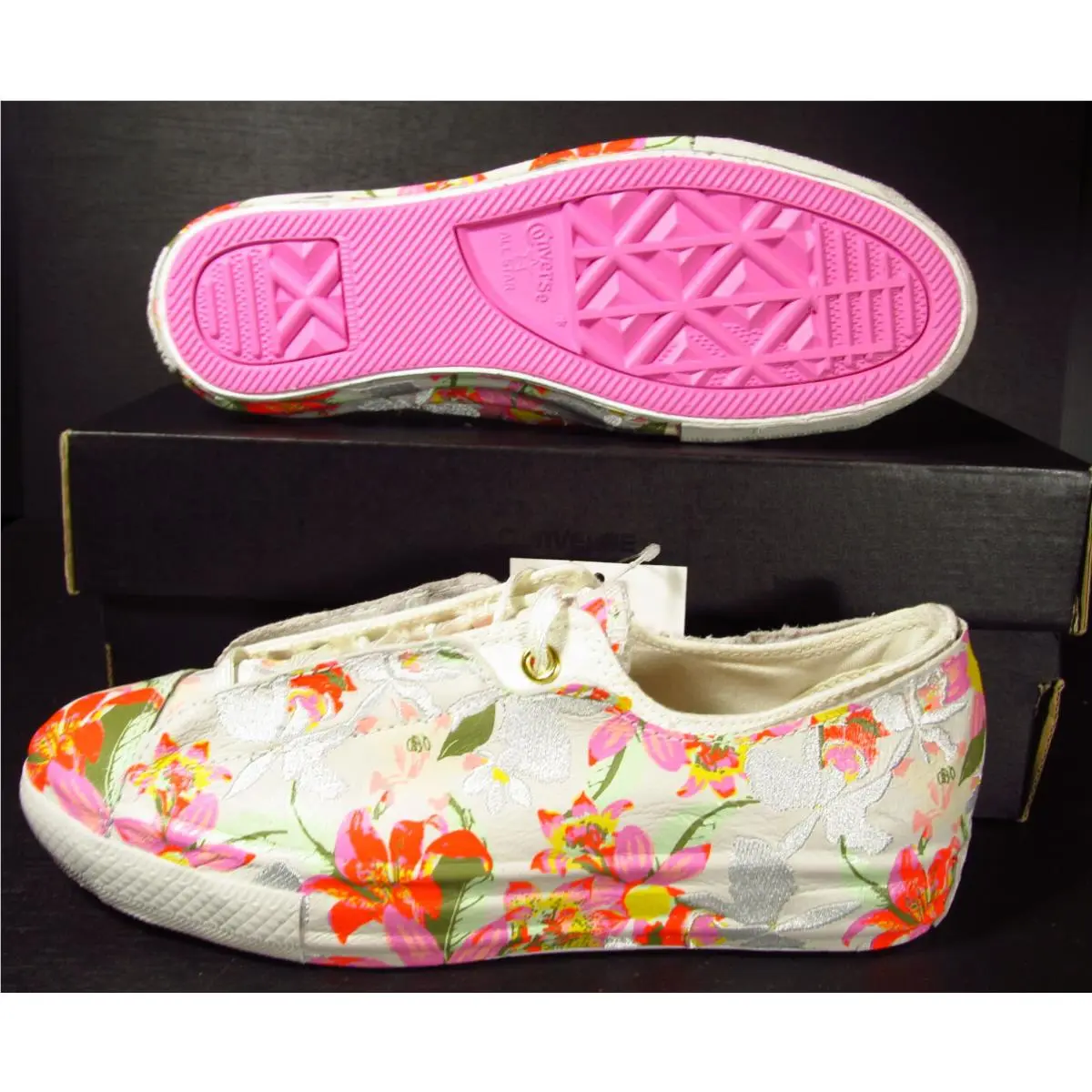 x Patbo Ctas Shroud High Line Ox Floral Leather 554866C 6.5 Women Rare by Converse