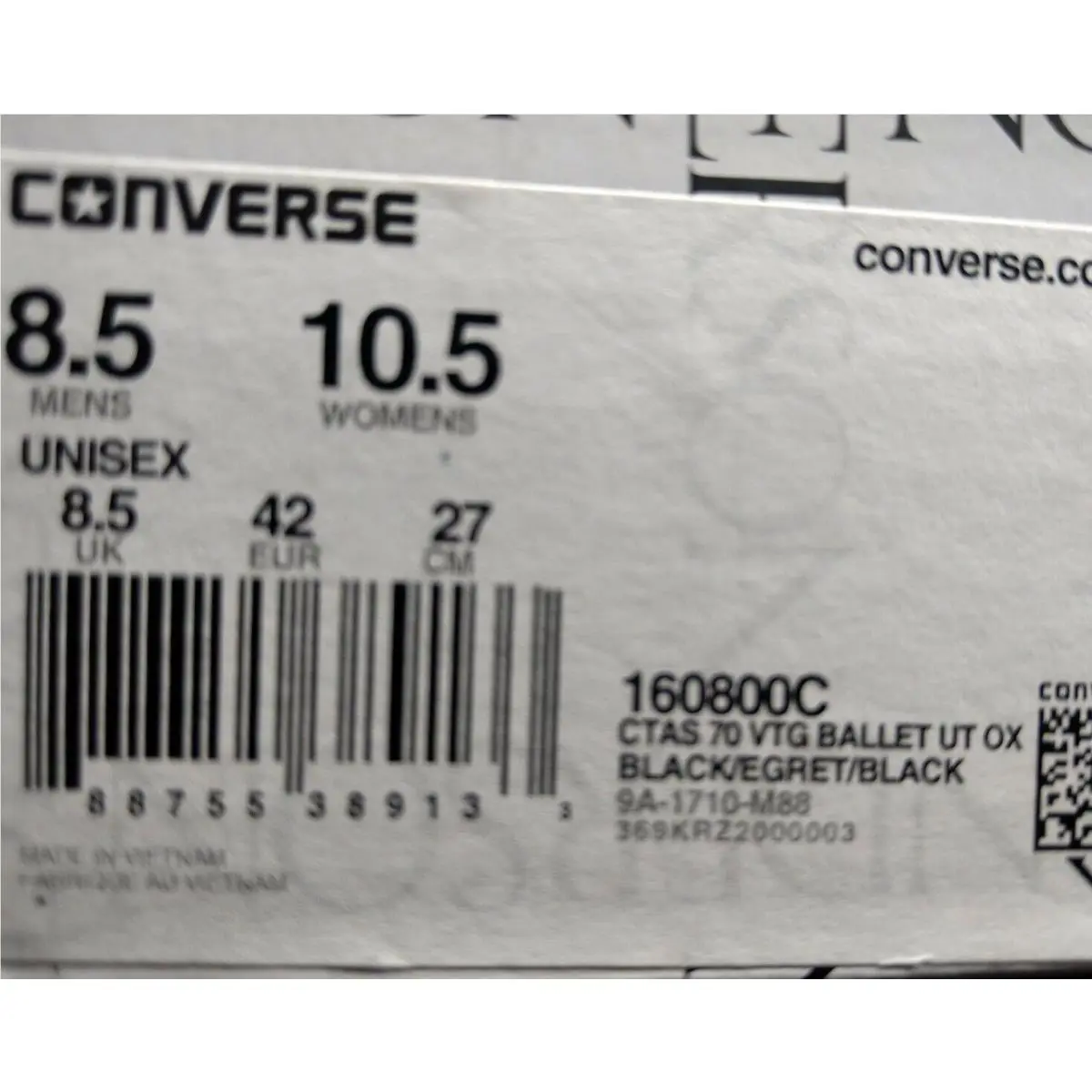 Converse shoes - JW Anderson - Anderson - 160800c - Black 5