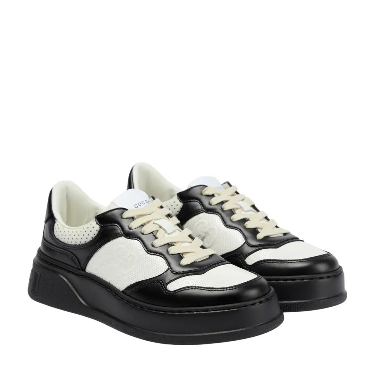 Gucci shoes - Gucci GG Embossed Sneaker - Embossed Sneaker - 669582 - Black 8