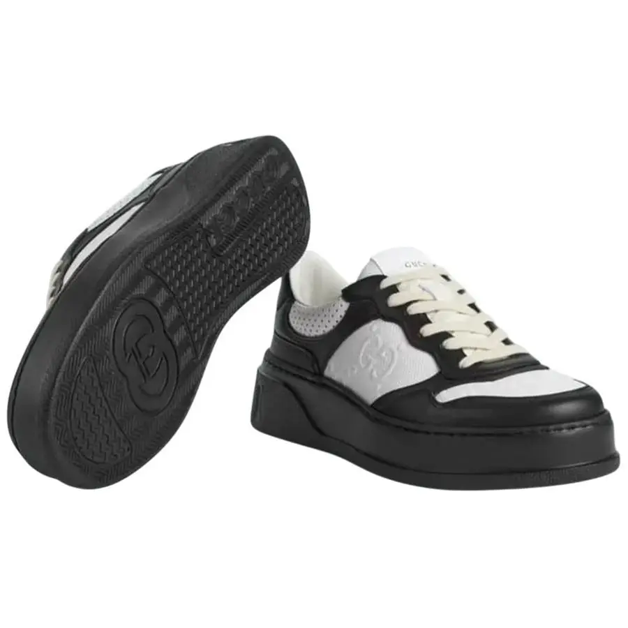 Gucci shoes - Gucci GG Embossed Sneaker - Embossed Sneaker - 669582 - Black 10