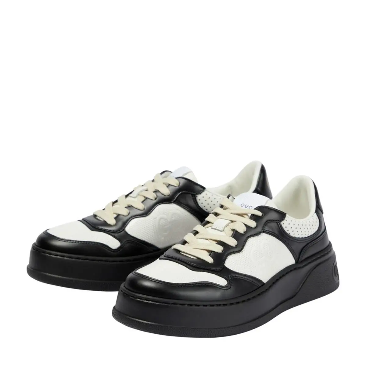 Gucci shoes - Gucci GG Embossed Sneaker - Embossed Sneaker - 669582 - Black 7