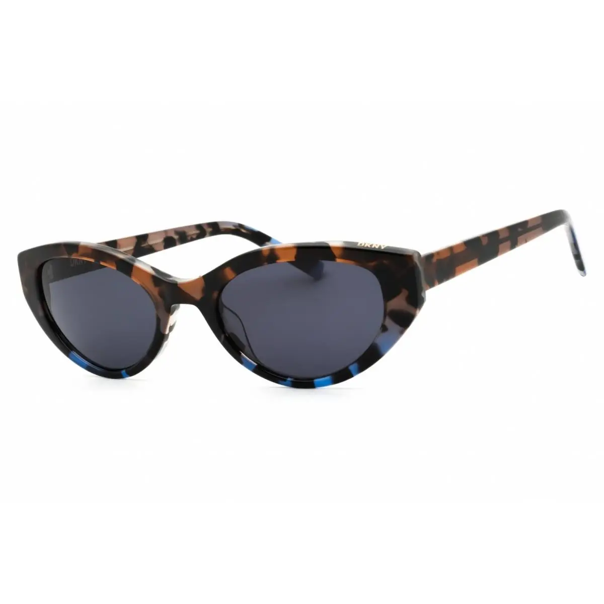 Dkny Women`s Sunglasses Mocha/blue Tortoise Acetate Full Rim Frame DK548S 248