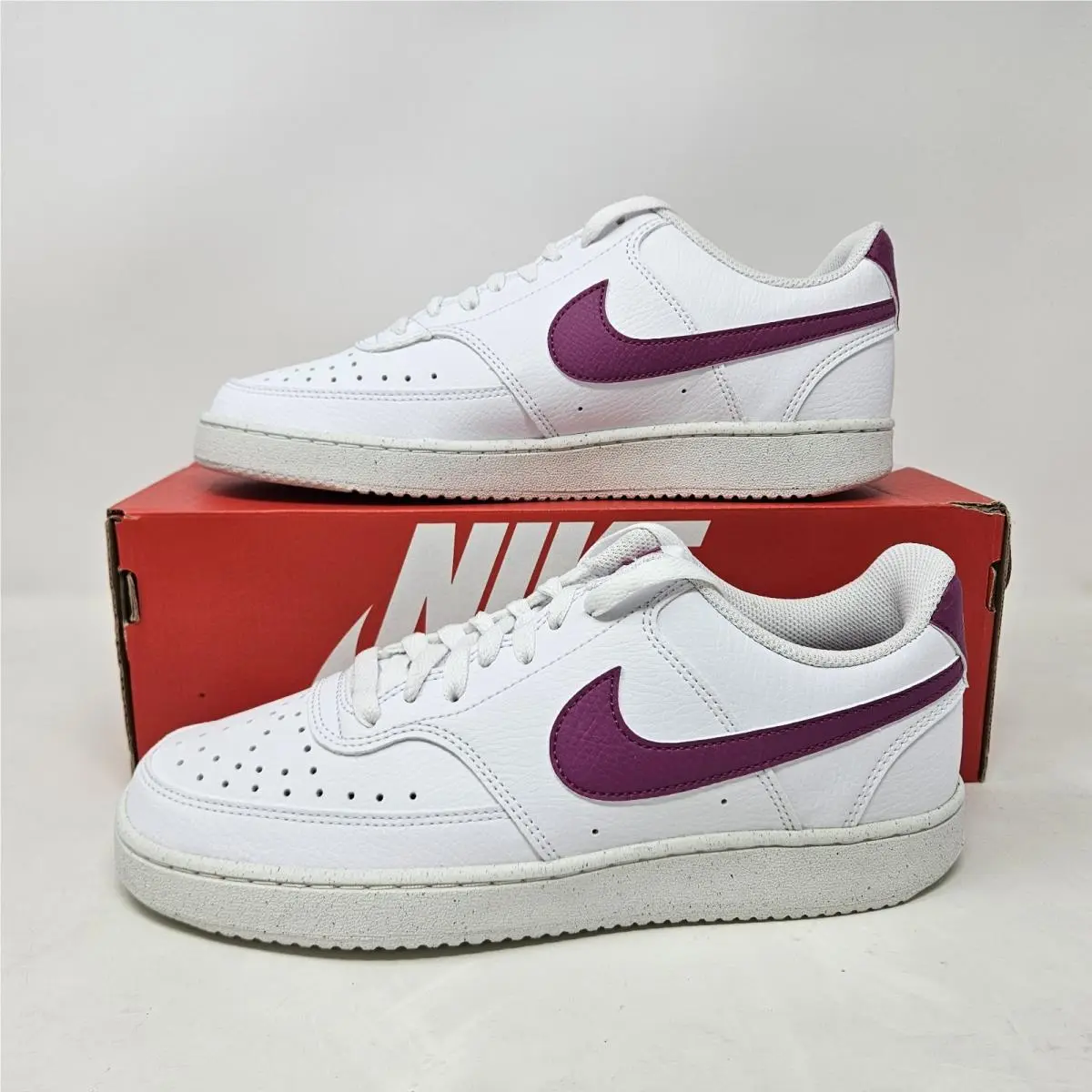 Nike Wmns Court Vision Low NN `white Purple` / DH3158 500 / Men`s Size 10