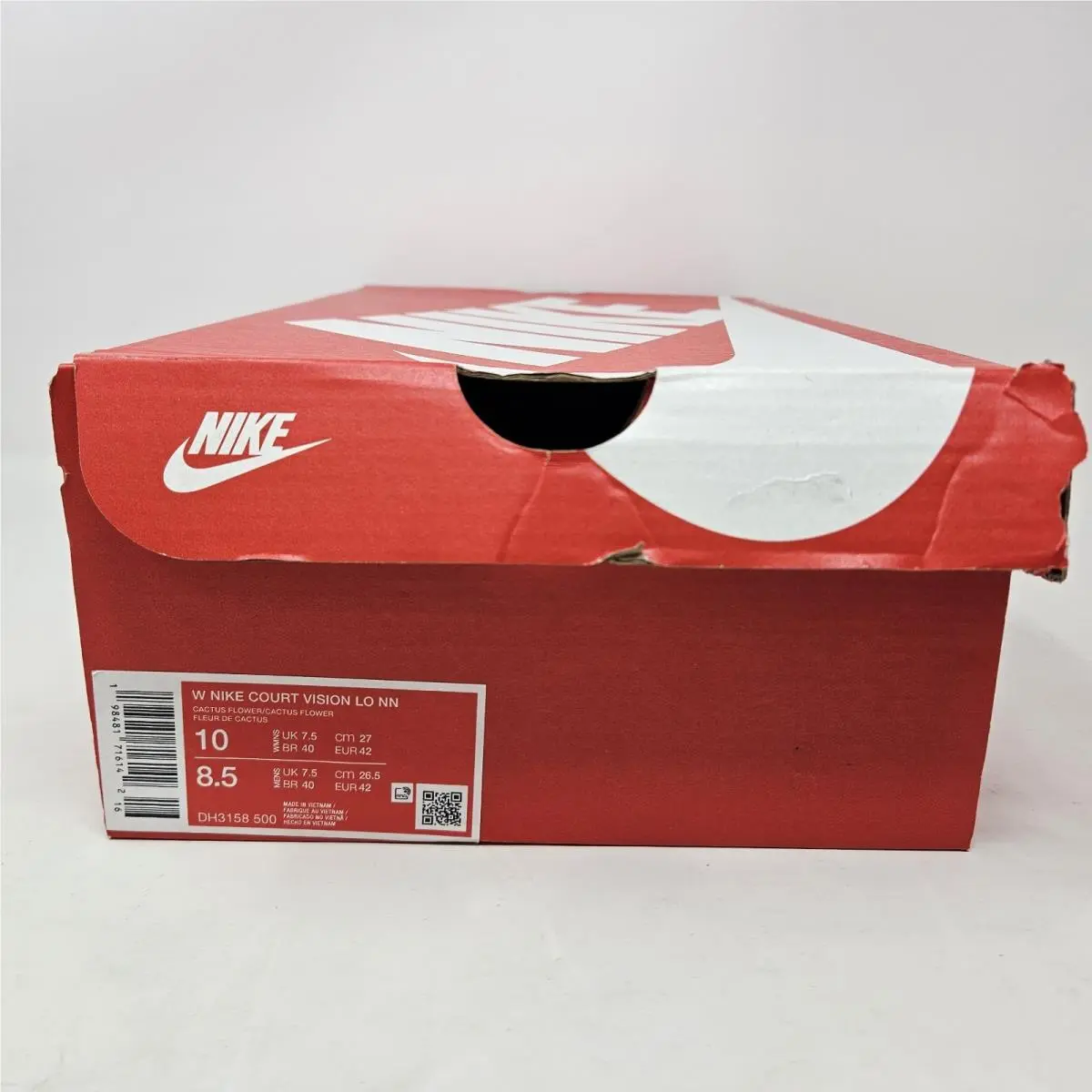 Nike shoes - Nike Court Vision Low NN - DH3158-500 - White (UPC: 198481716142) 4