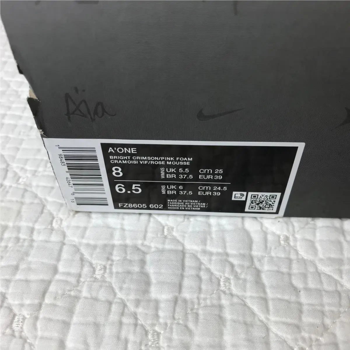 Nike shoes - Nike A`One - FZ8605-002 - Black 11