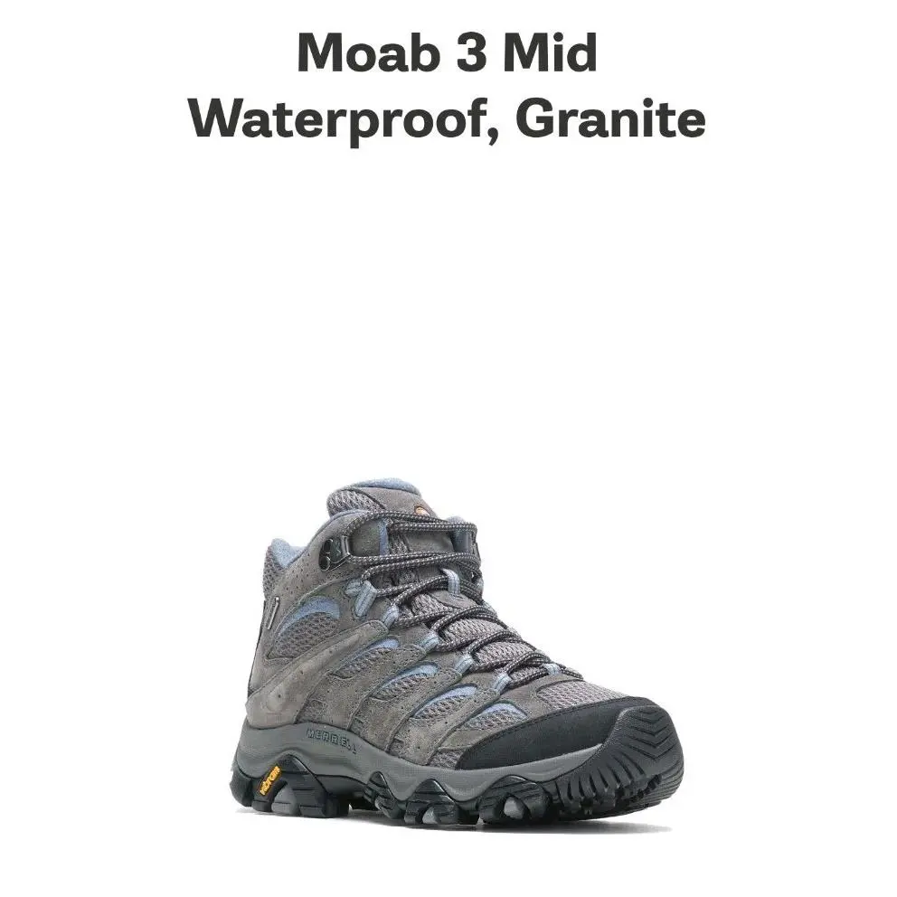 Merrell shoes - Merrell Moab 3 - Moab - J500162WZ - Granite (UPC: 0195020661413) 1