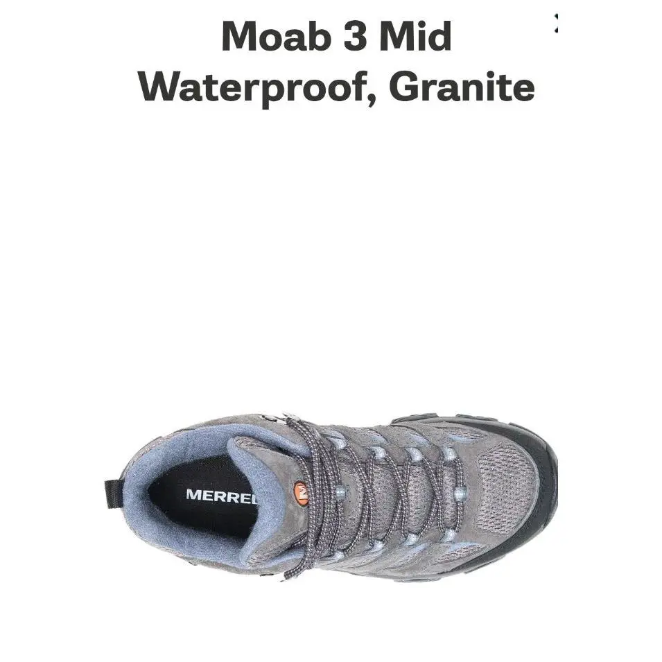 Merrell shoes - Merrell Moab 3 - Moab - J500162WZ - Granite (UPC: 0195020661413) 3