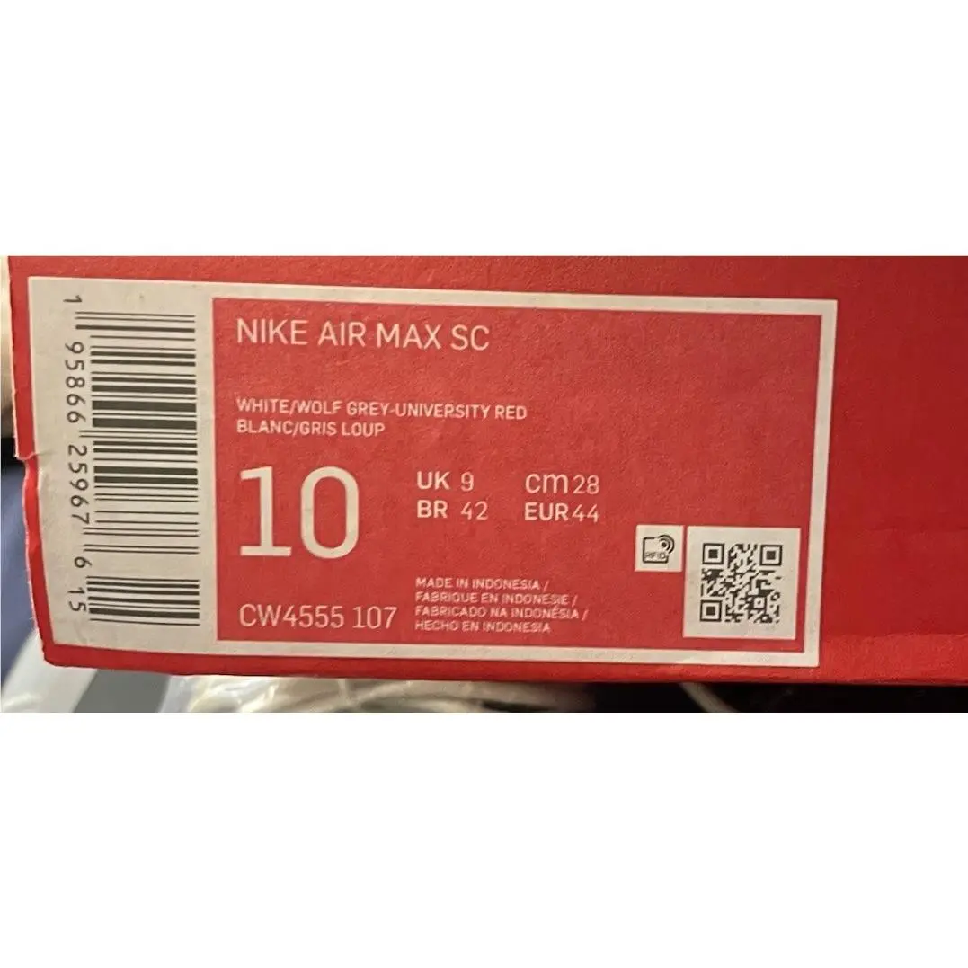 Nike shoes - Nike Air Max SC - Air Max - CW4555-107 - White Red 2