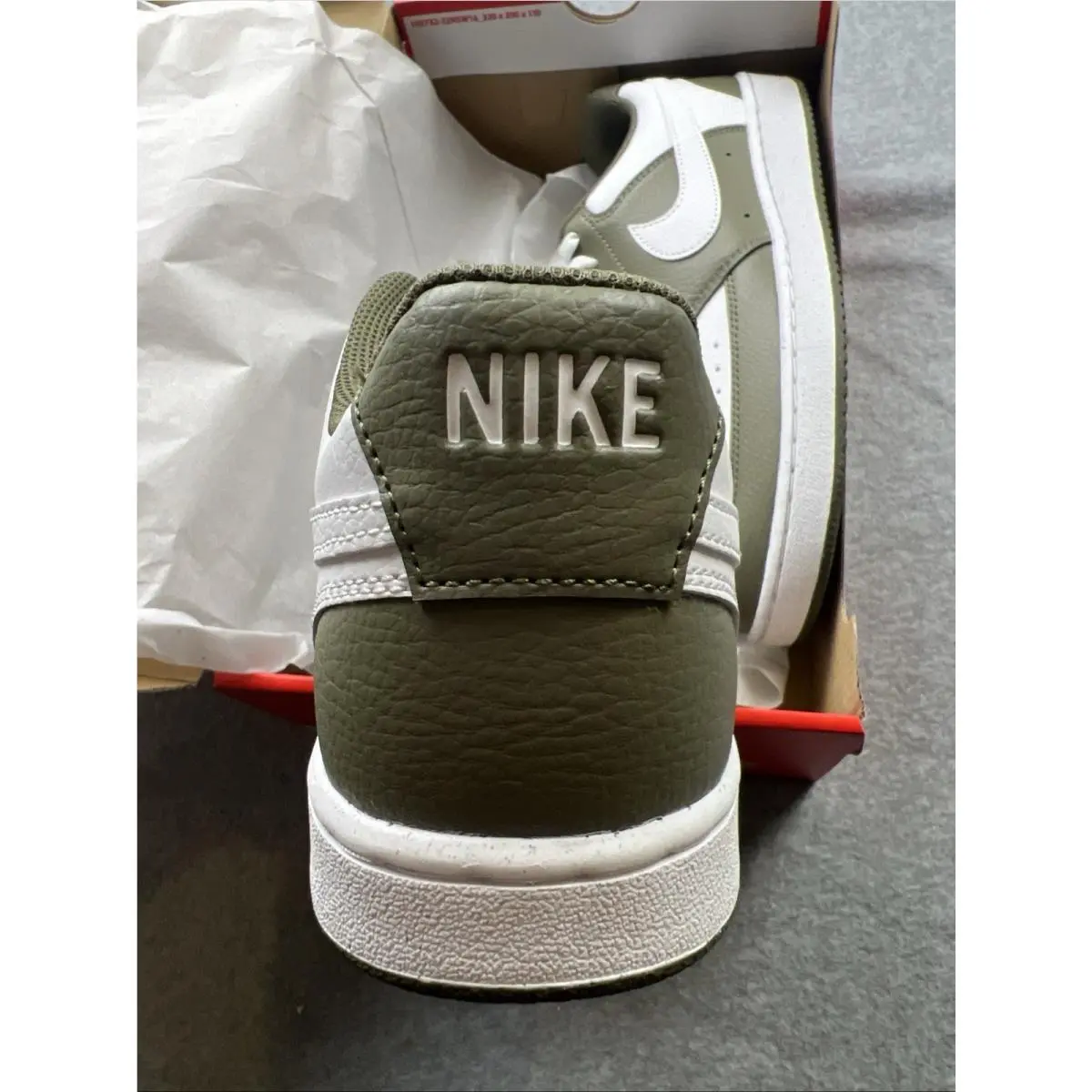Nike shoes - Nike Court Vision - Court Vision - HM9862-201 - Olive/White 4