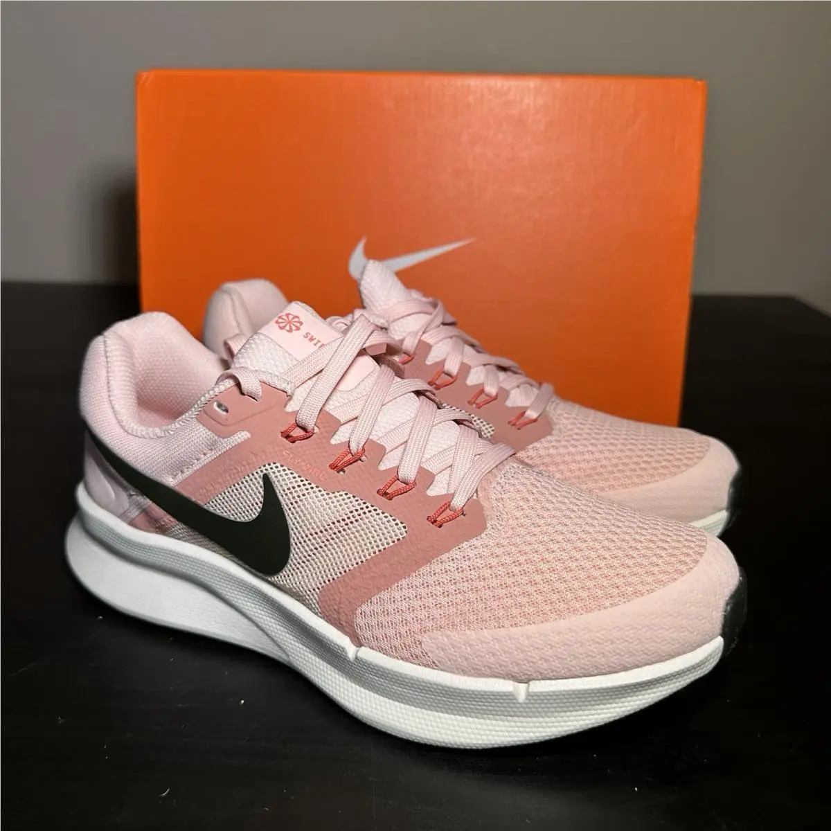 Women`s Nike Run Swift 3 Running Shoes Atmosphere Sequoia Red DR2698 602 Sz 6