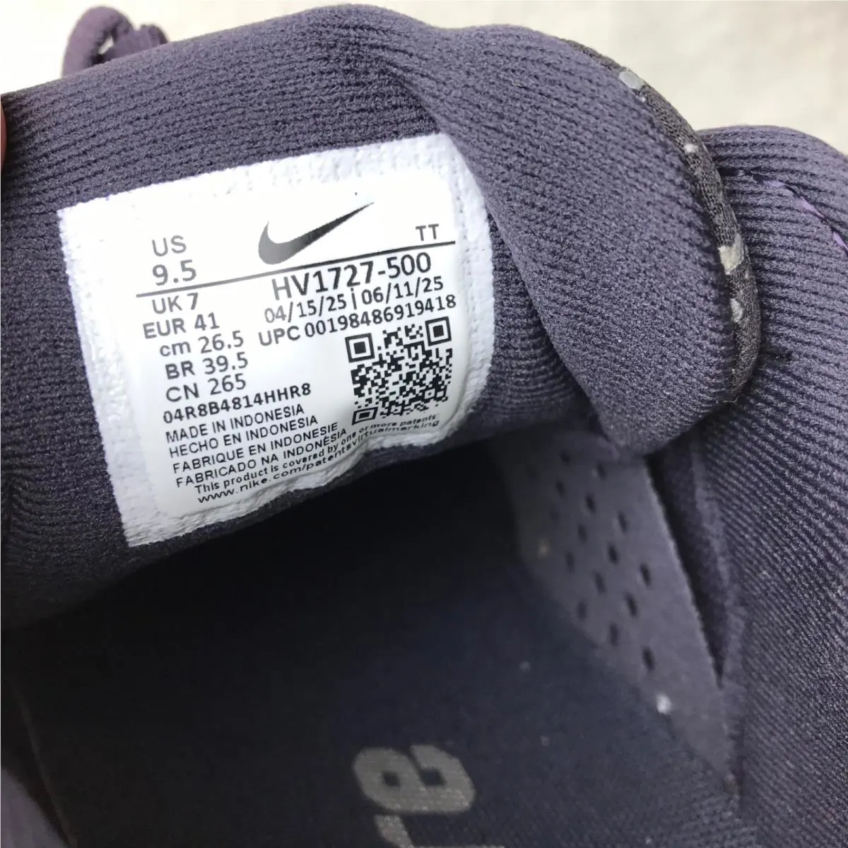 Nike shoes - Nike Structure 26 - Structure - HV1727-500 - Cave Purple/Black 10