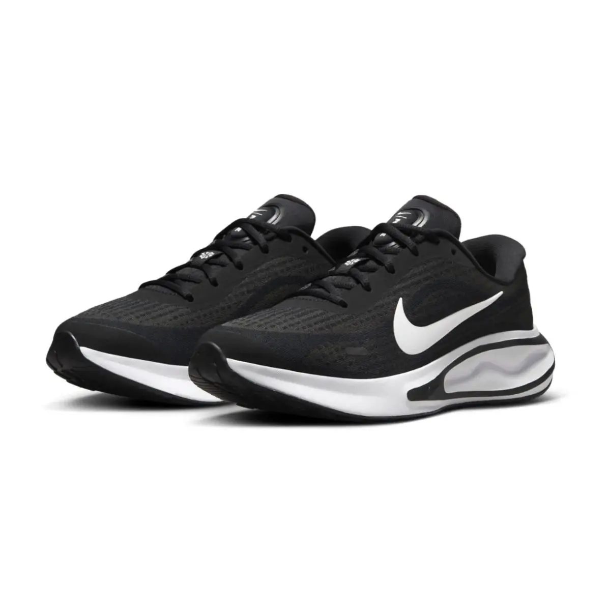 Sz 9 - Nike Wmns Journey Run `black White` - Black