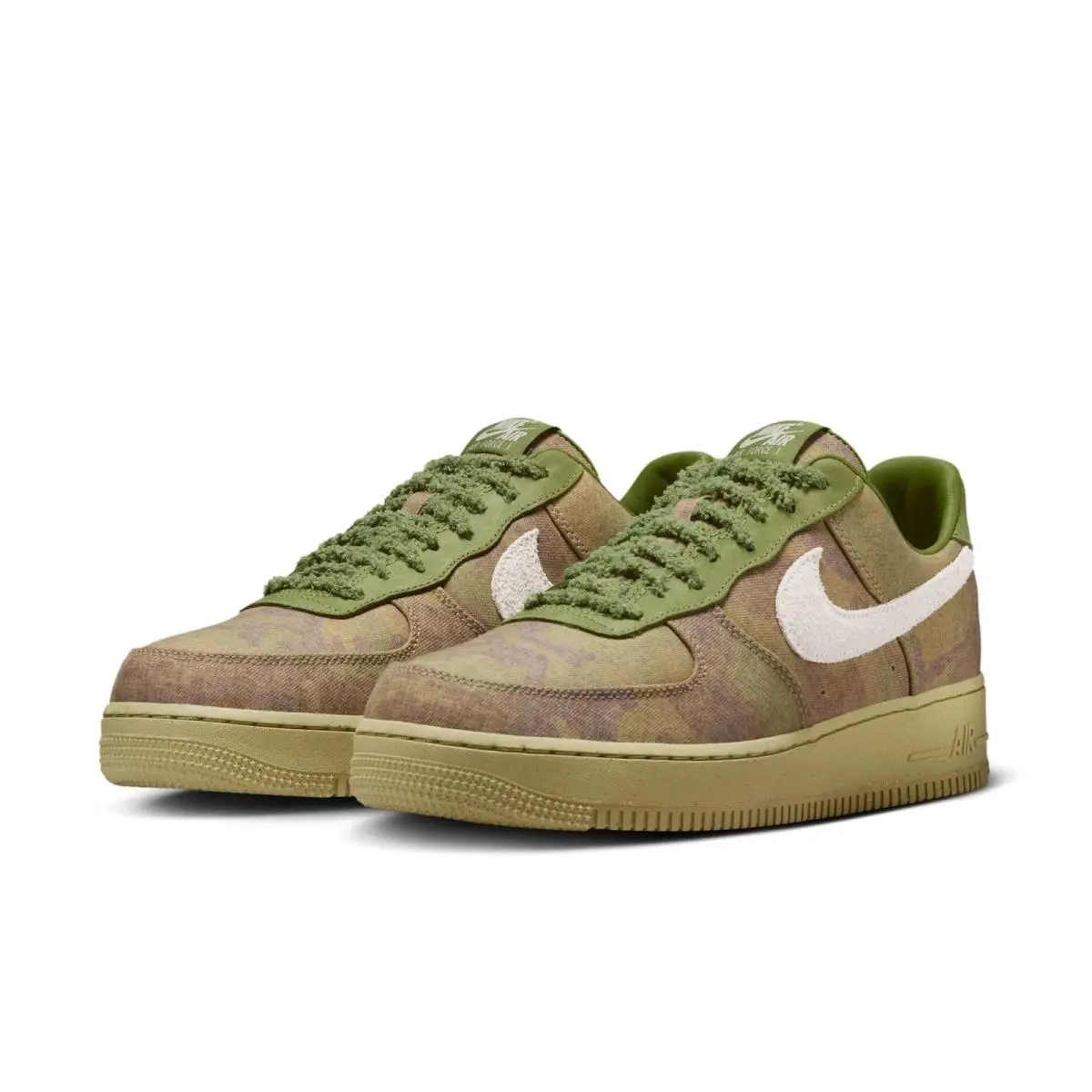 Nike Mens Air Force 1 Low_asparagus/wheat Grass-aluminum-phantom IO5011-300-SIZE 6.5