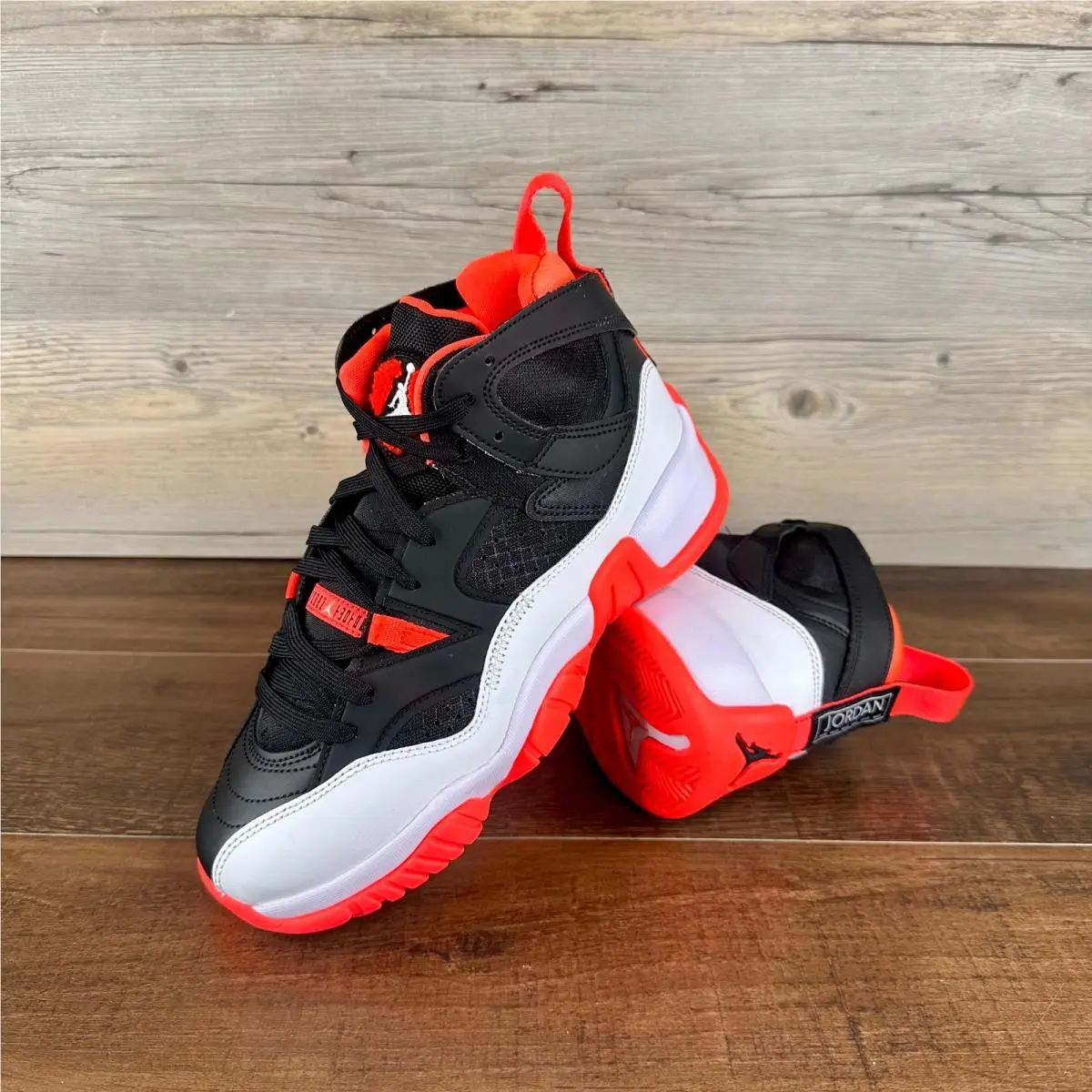 Nike Air Jordan Jumpman Two Trey Gs Size 6Y Black Infrared 23 White DQ8431 016