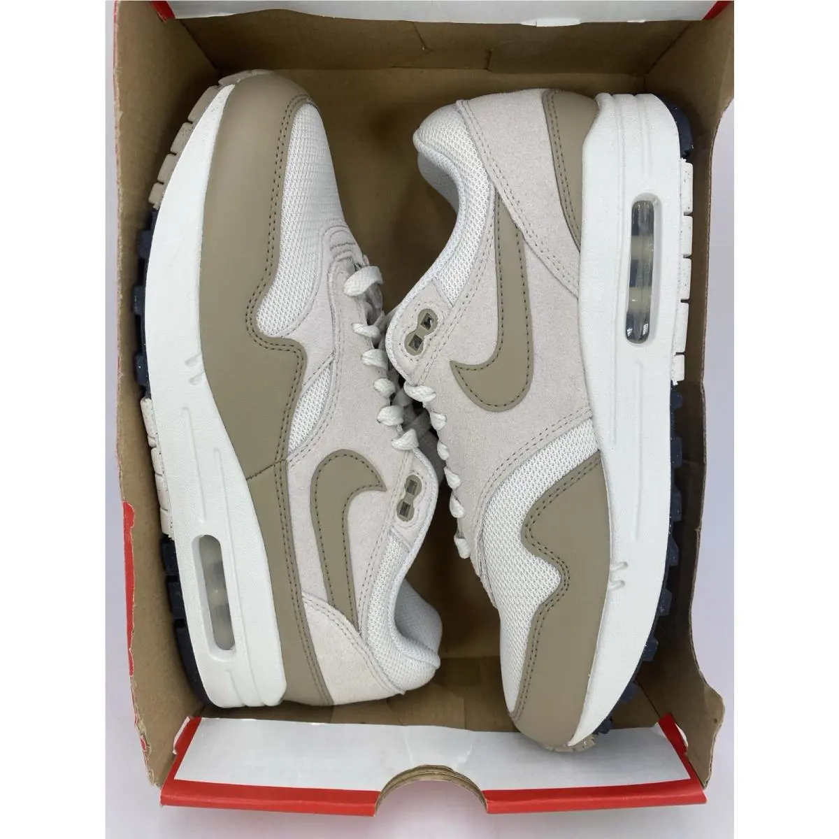 Nike shoes - Nike Air Max 1 - Air Max - FZ5808 001 - Phantom/Khaki-LT Orewood Brn (UPC: 197599757917) 7