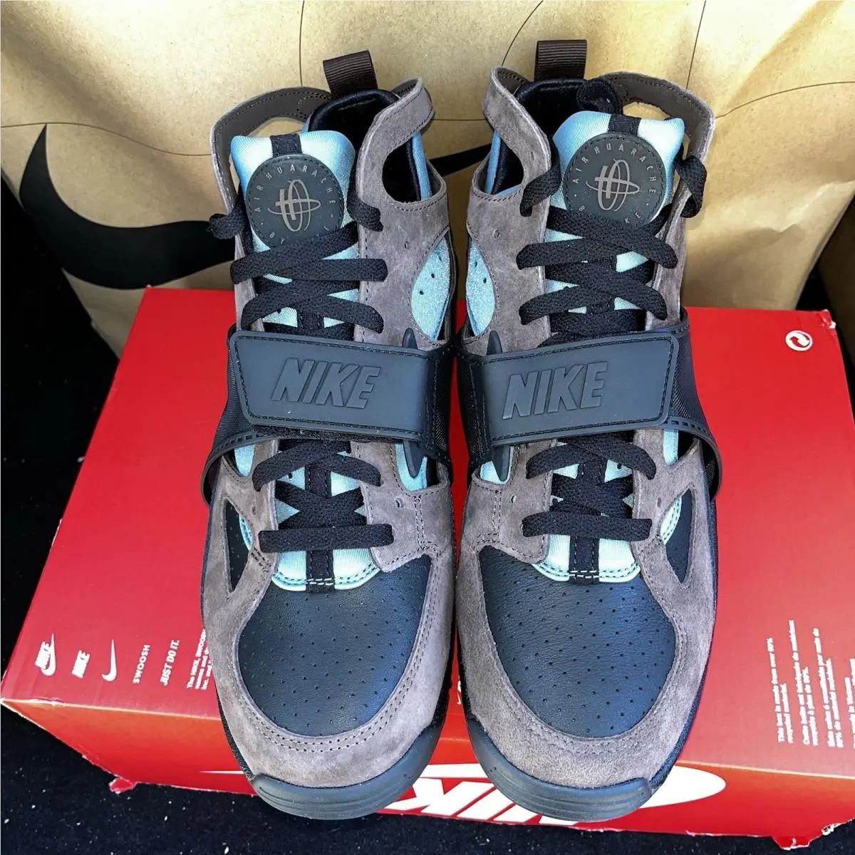 Nike shoes - Nike Air Huarache - Air Huarache - IB0497-001 - Brown / Black 2