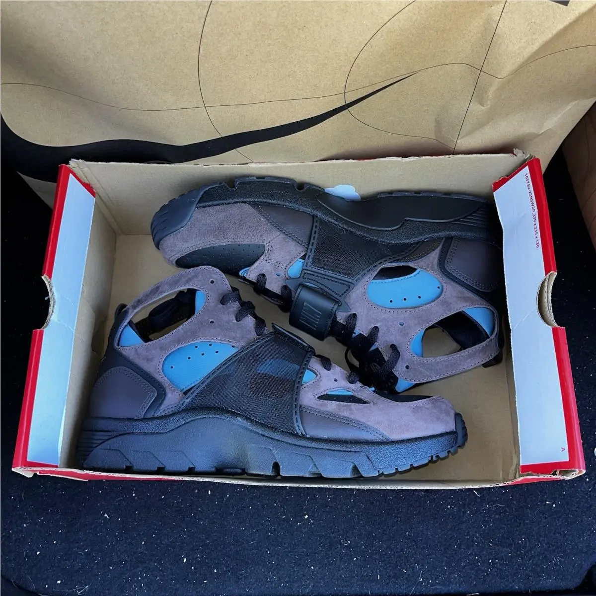 Nike shoes - Nike Air Huarache - Air Huarache - IB0497-001 - Brown / Black 5