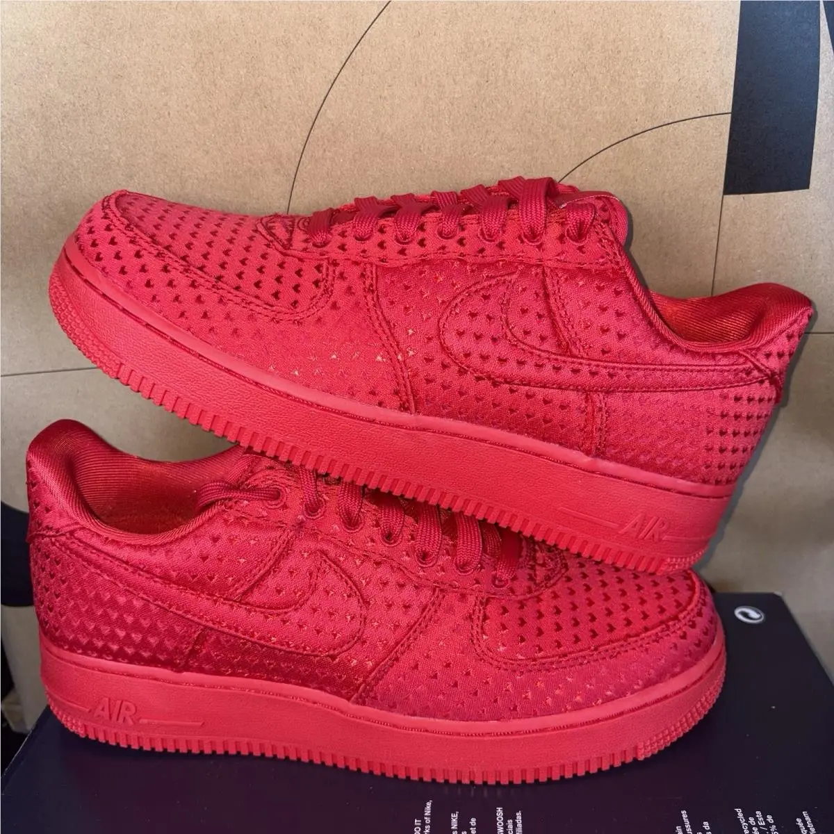 Air Force 1 Red Valentine’s Day Nby IQ9965-600 Size 6.5 Womens by Nike