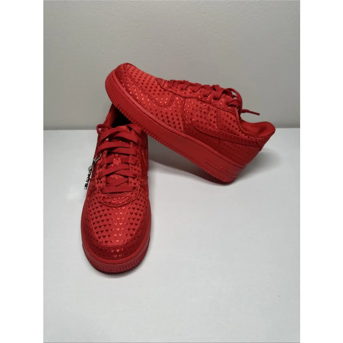 W Nike Air Force 1 University Red Valentine’s Day IQ9965-600 Wmns Size 7.5