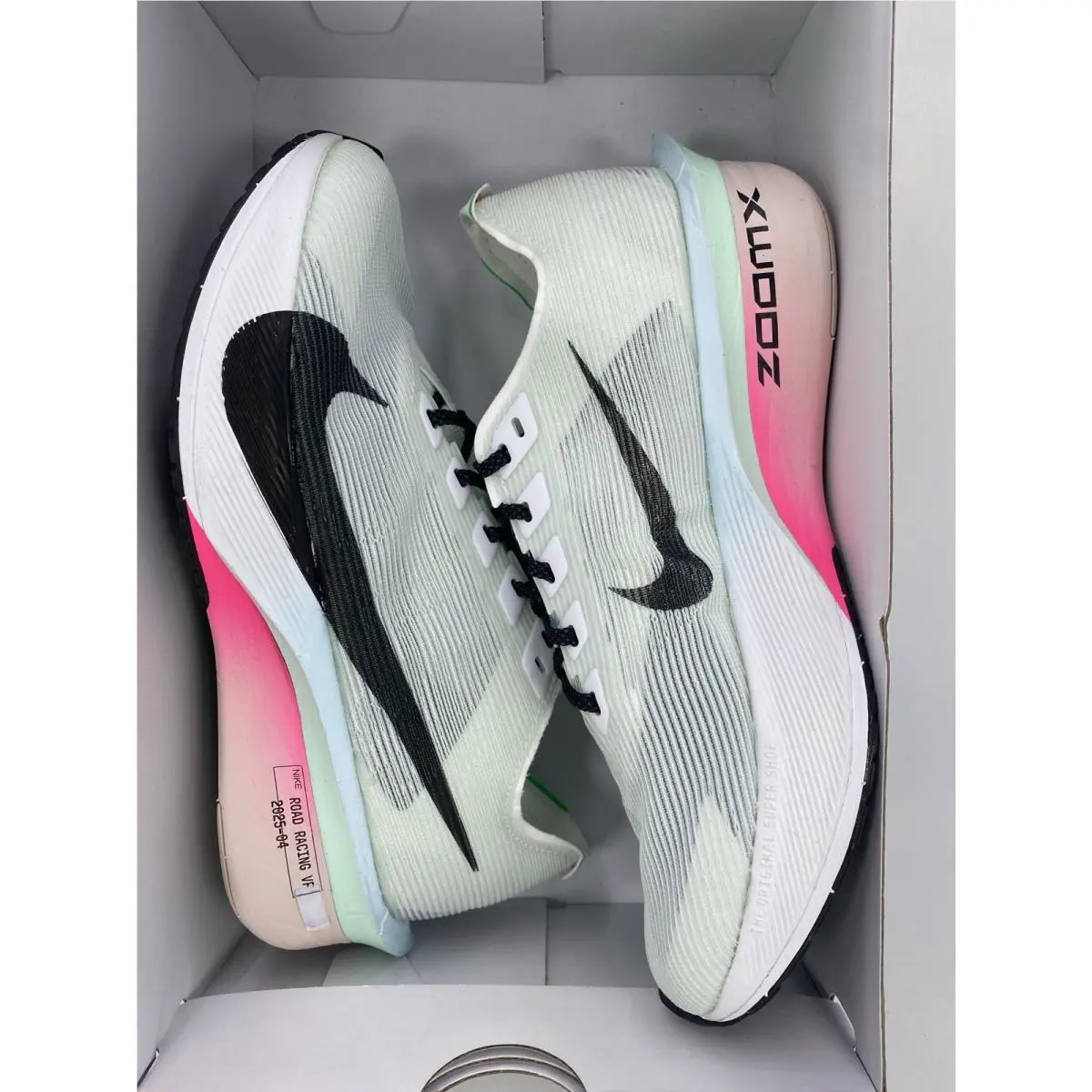 Nike shoes - Nike ZoomX Vaporfly - ZoomX Vaporfly - HF6412-101 - White/Black-Hyper Pink (UPC: 198485488007) 7
