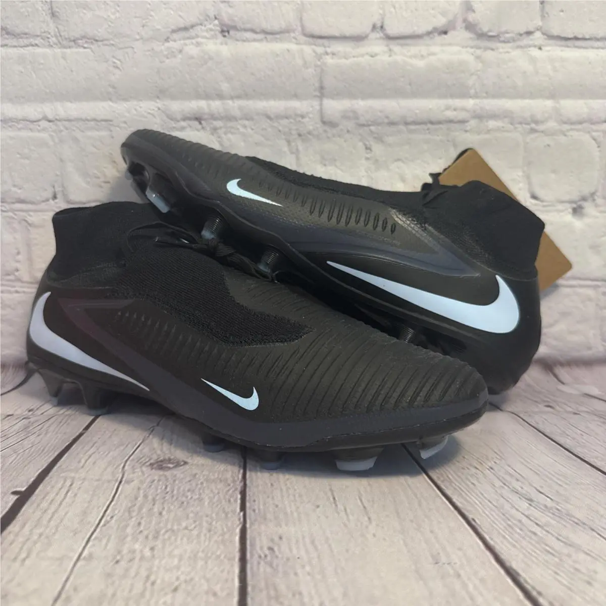Nike Phantom 6 High Pro FG Soccer Cleats Black HQ2311-003 Men’s Size 8