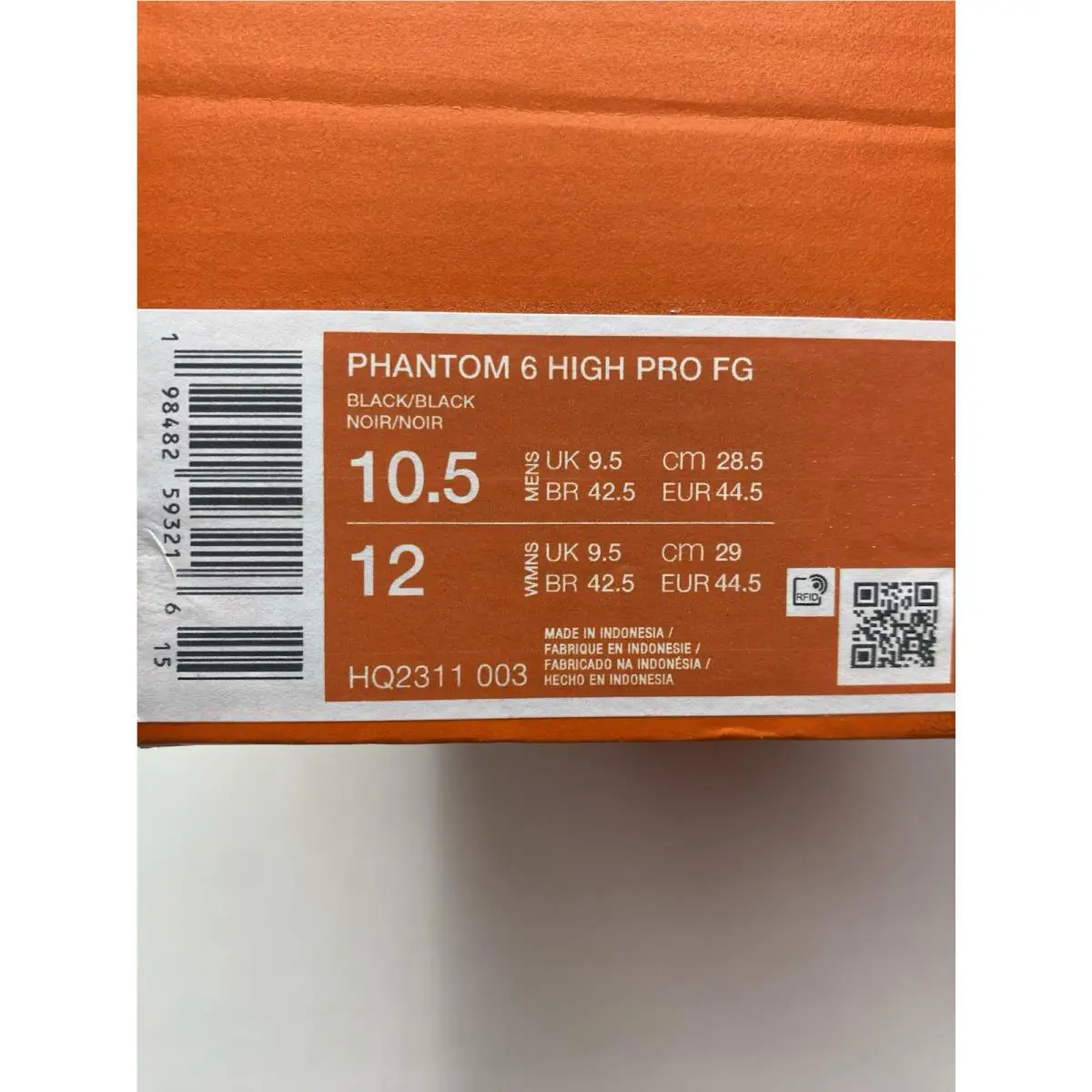 Nike shoes - Nike Phantom 6 - Phantom - HQ2311-003 - Black (UPC: 198482593216) 8