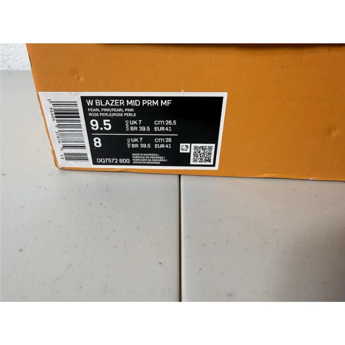 Nike shoes - Nike Blazer - Blazer - DQ7572-600 - Pear lPink/Gum Brown 6