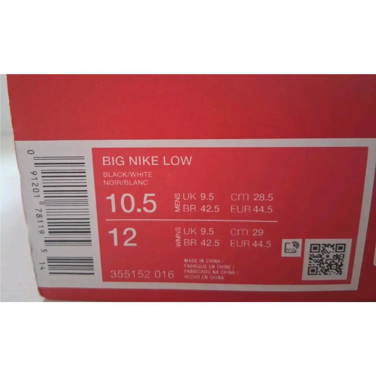 Nike shoes - Nike Big Nike - Big - 355152-016 - Black 6