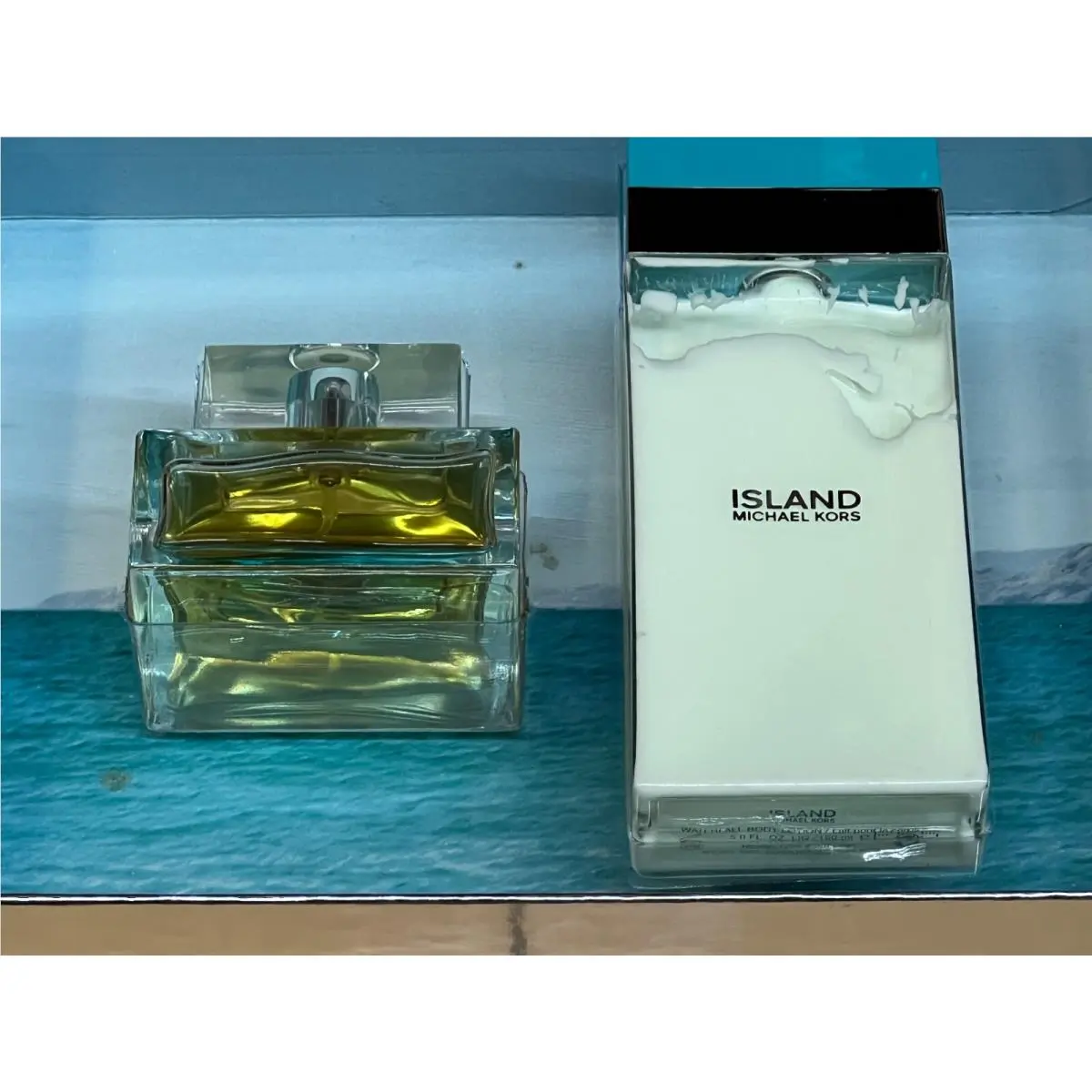 Island  Gift Set For Women - 1.7 OZ Edp SPRAY+5 OZ Body Lotion -rare by Michael Kors