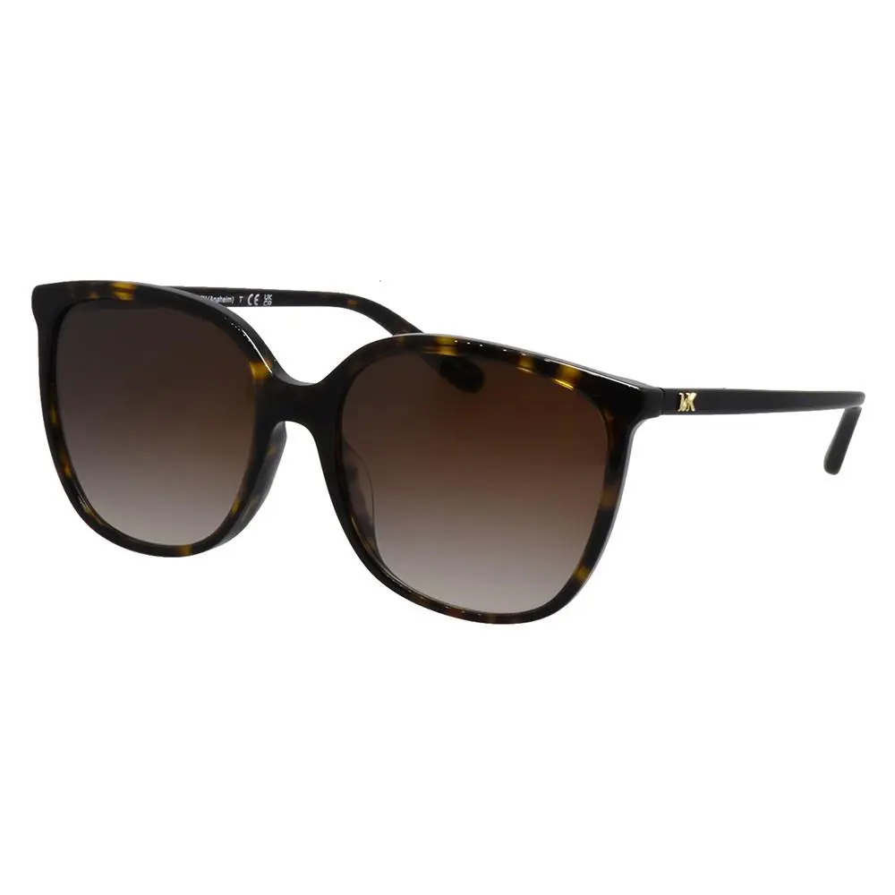 Michael Kors MK 2137U 300613 Dark Tortoise Plastic Sunglasses Brown Gradient