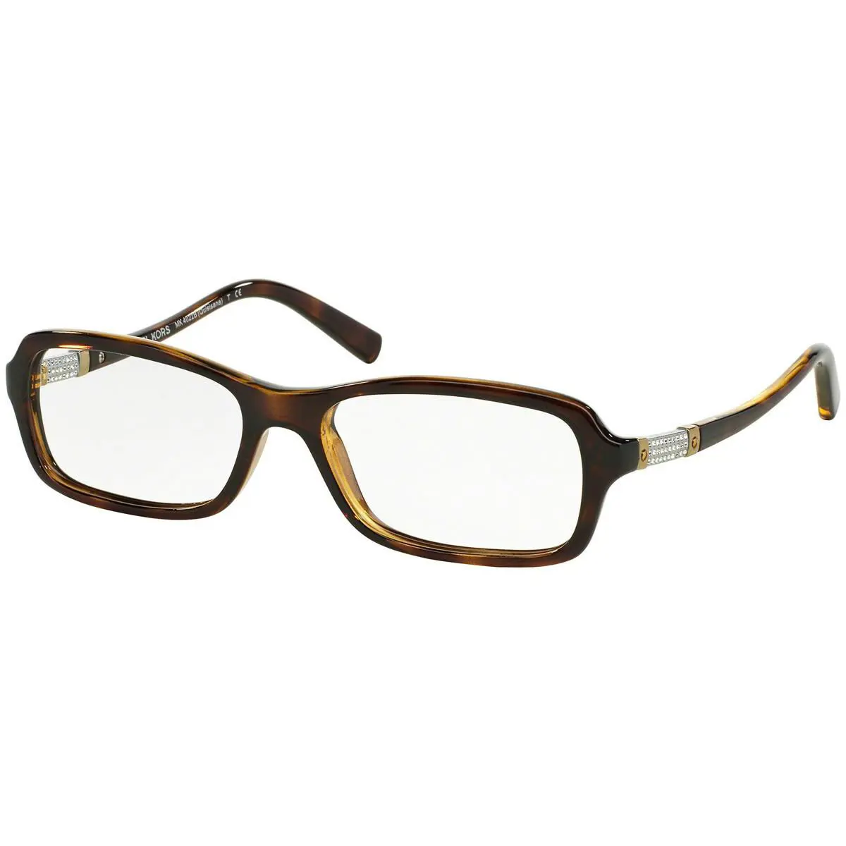 Michael Kors MK4022B Quisisana 3046 Dark Tortoise Eyeglasses 55mm 16 140 - Frame: Brown