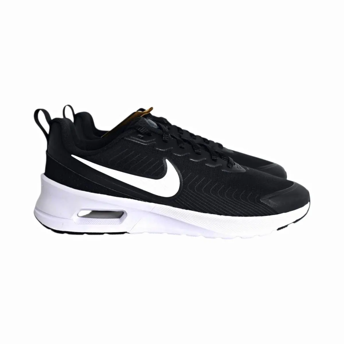 Nike Air Max Nuaxis FD4329-001 Men`s Black/white Low Top Sneakers Size 11.5