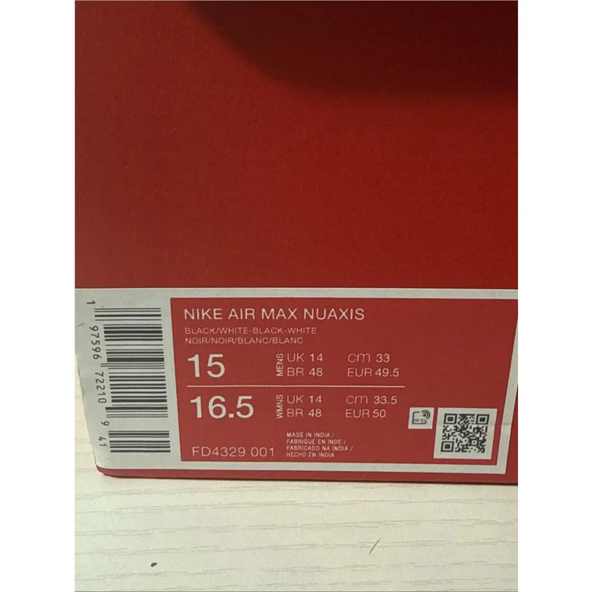 Nike shoes - Nike Air Max Nuaxis - Air Max Nuaxis - FD4329-001 - Black 0