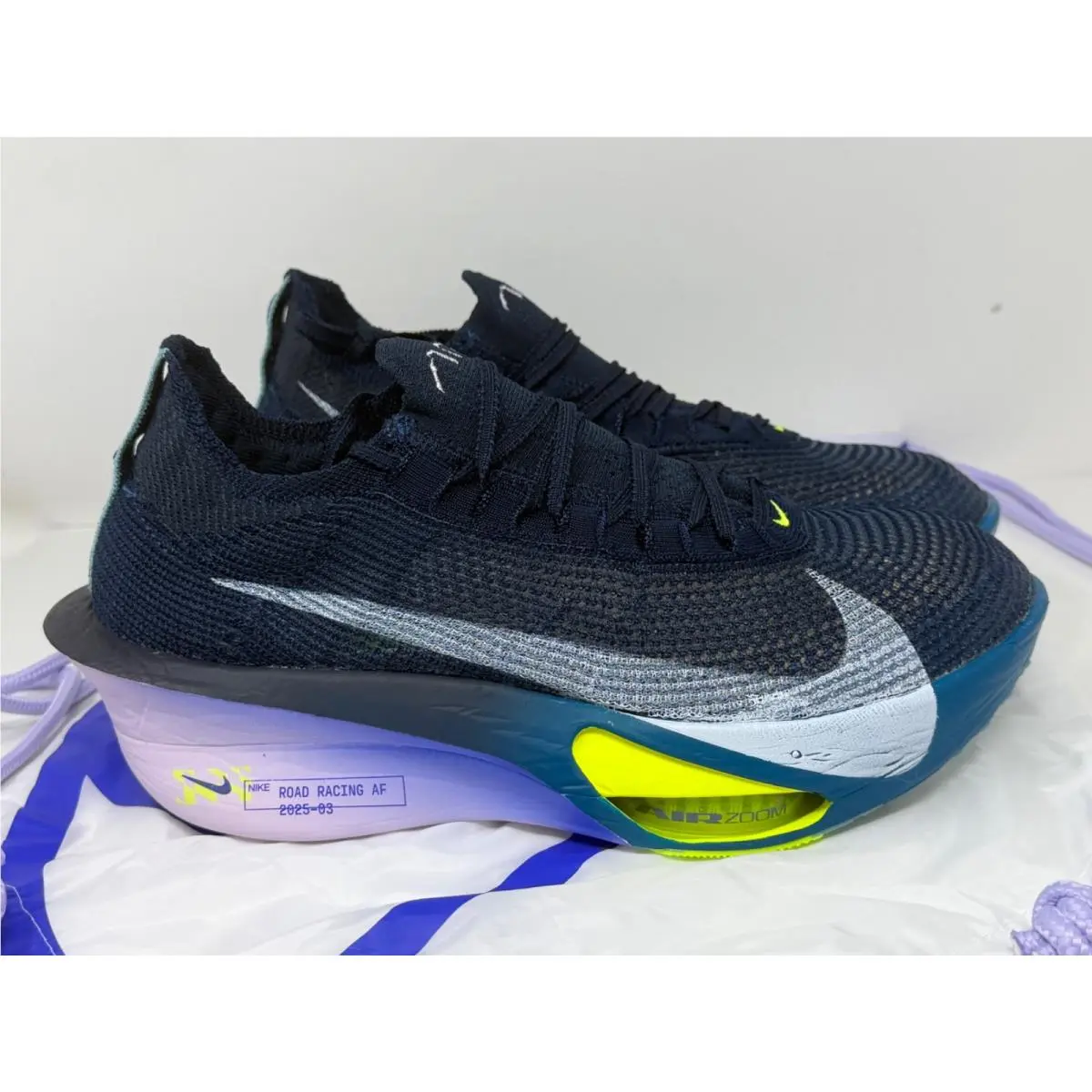 Nike Air Zoom Alphafly Next% 3 Men`s Size 12 FD8311 401 NO Box Lid