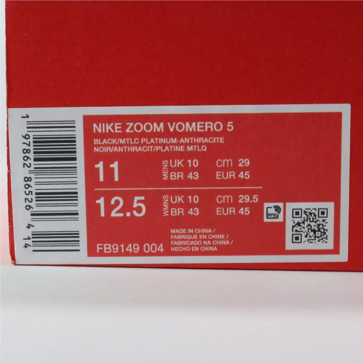 Nike shoes - Nike Zoom Vomero 5 - Zoom Vomero - FB9149-004 - Black 11