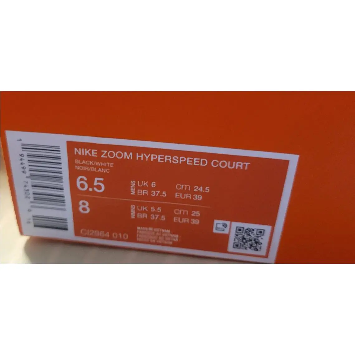 Nike shoes - HYPERSPEED COURT - HYPERSPEED COURT - C12964 010 - Black 4