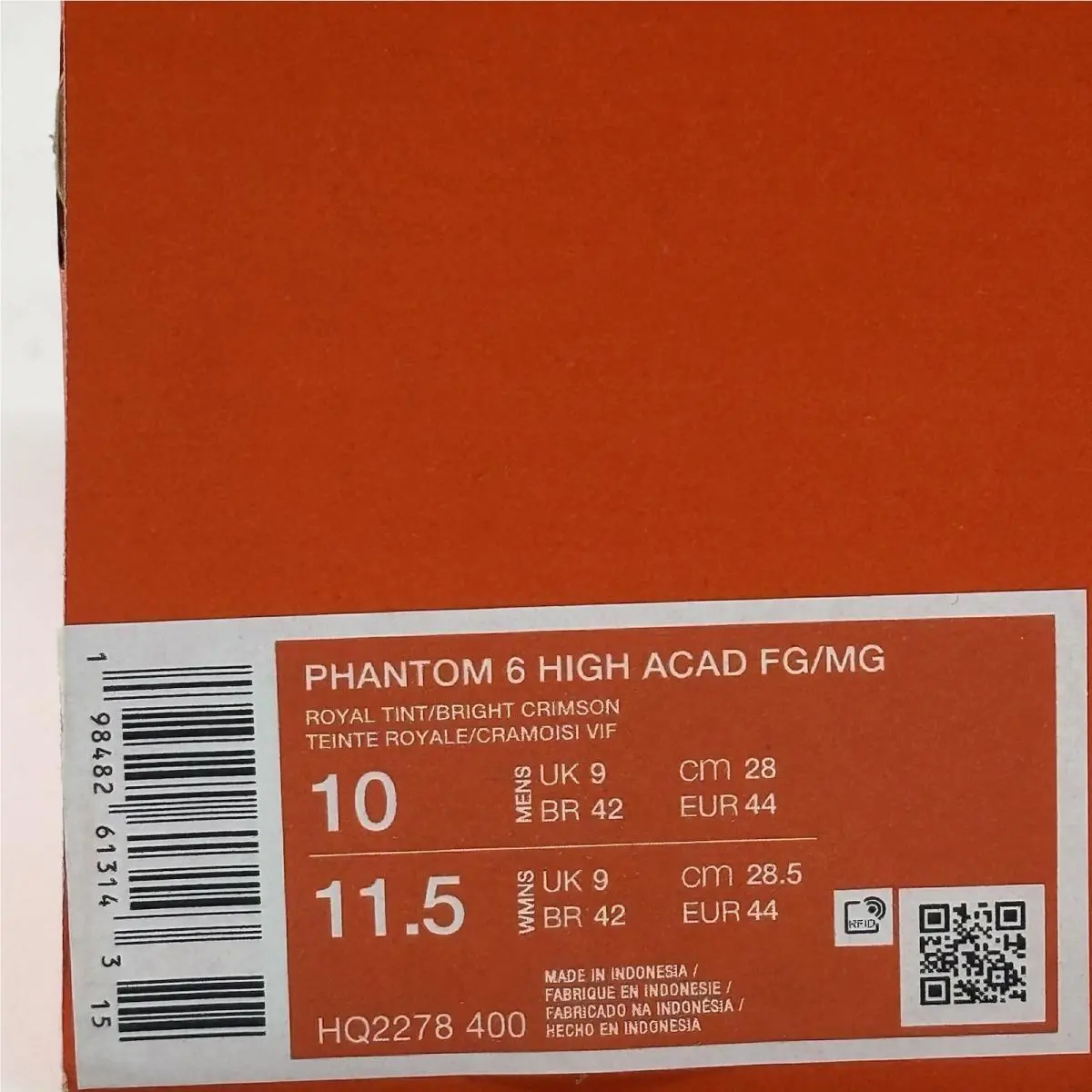 Nike shoes - Nike Phantom 6 - Phantom - HQ2278 400 - Blue 6