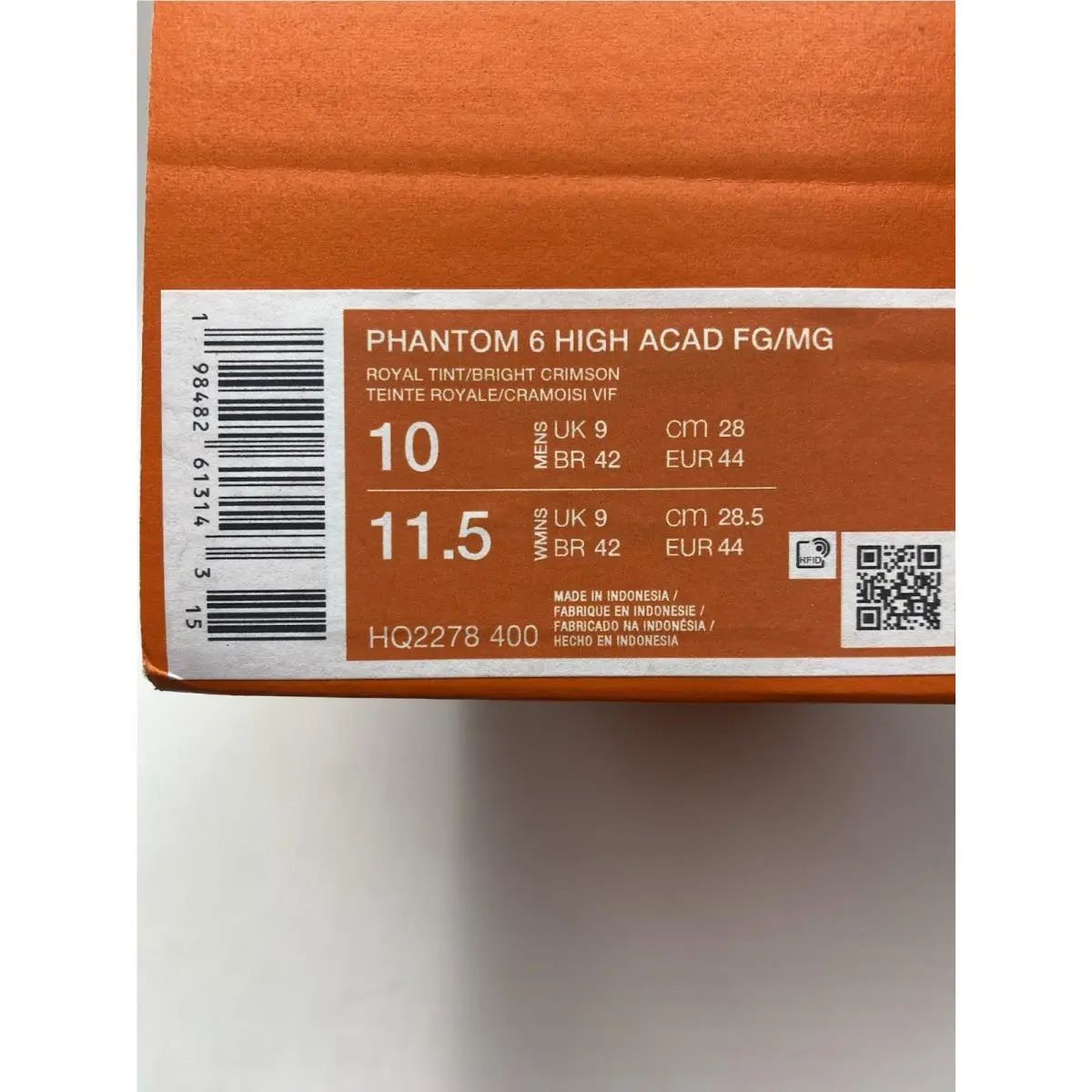 Nike shoes - Nike Phantom 6 - Phantom - HQ2278 400 - Royal Tint/Bright Crimson (UPC: 198482613143) 6
