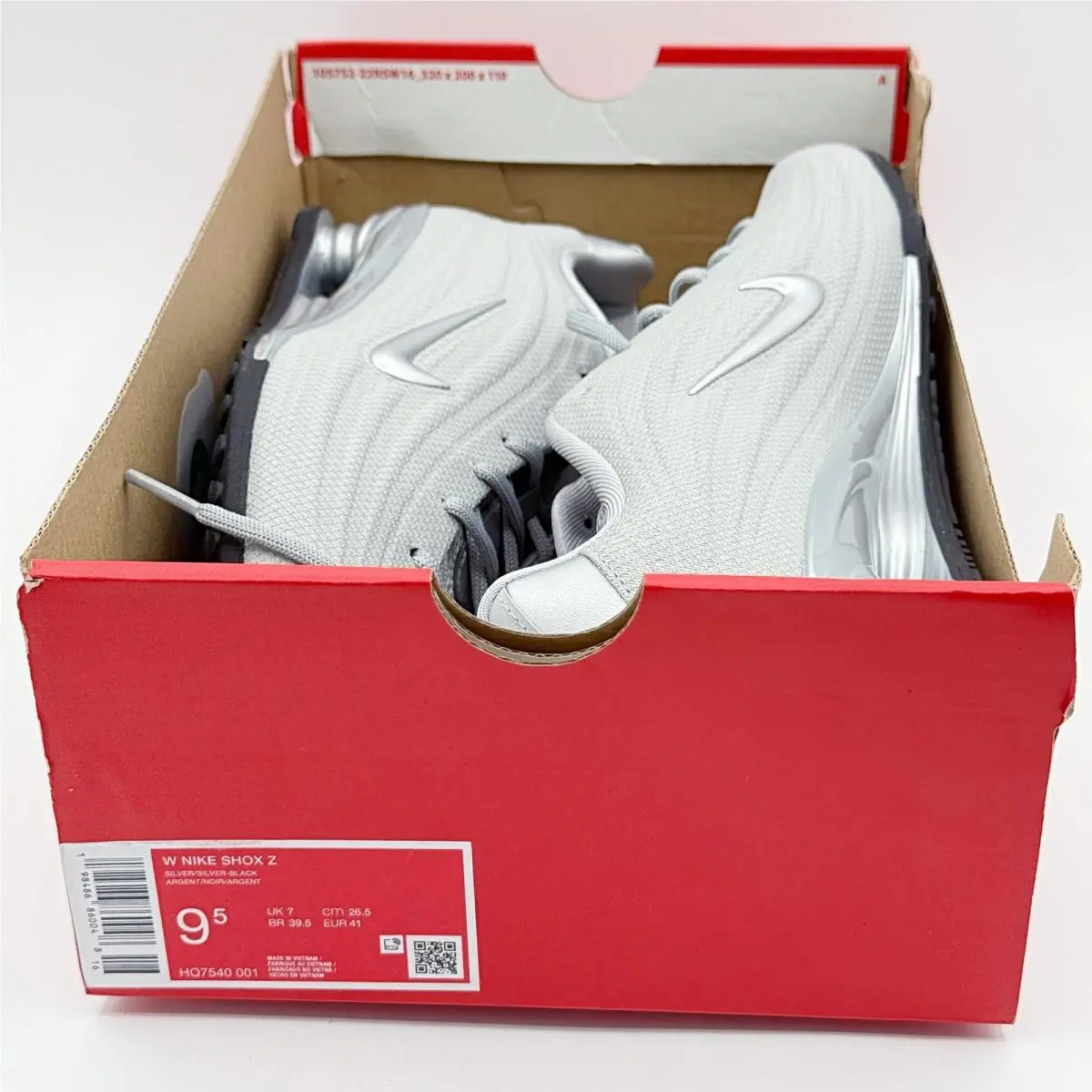 Nike shoes - Nike Shox Z - Shox - HQ7540-001 - Silver (UPC: 198486860048) 0