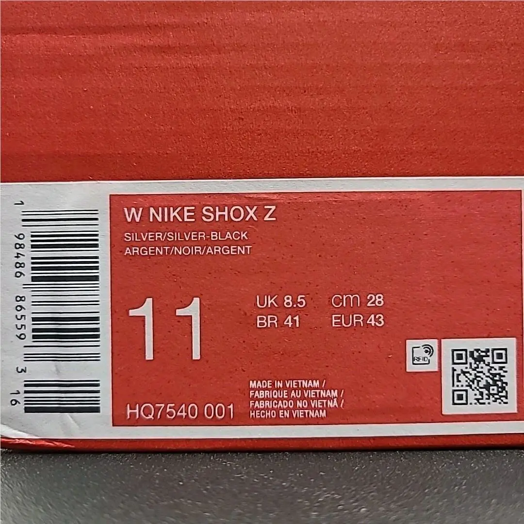 Nike shoes - Nike Shox Z - Shox - HQ7540-001 - Silver/Black/Metallic Silver/Silver (UPC: 198486865593) 1