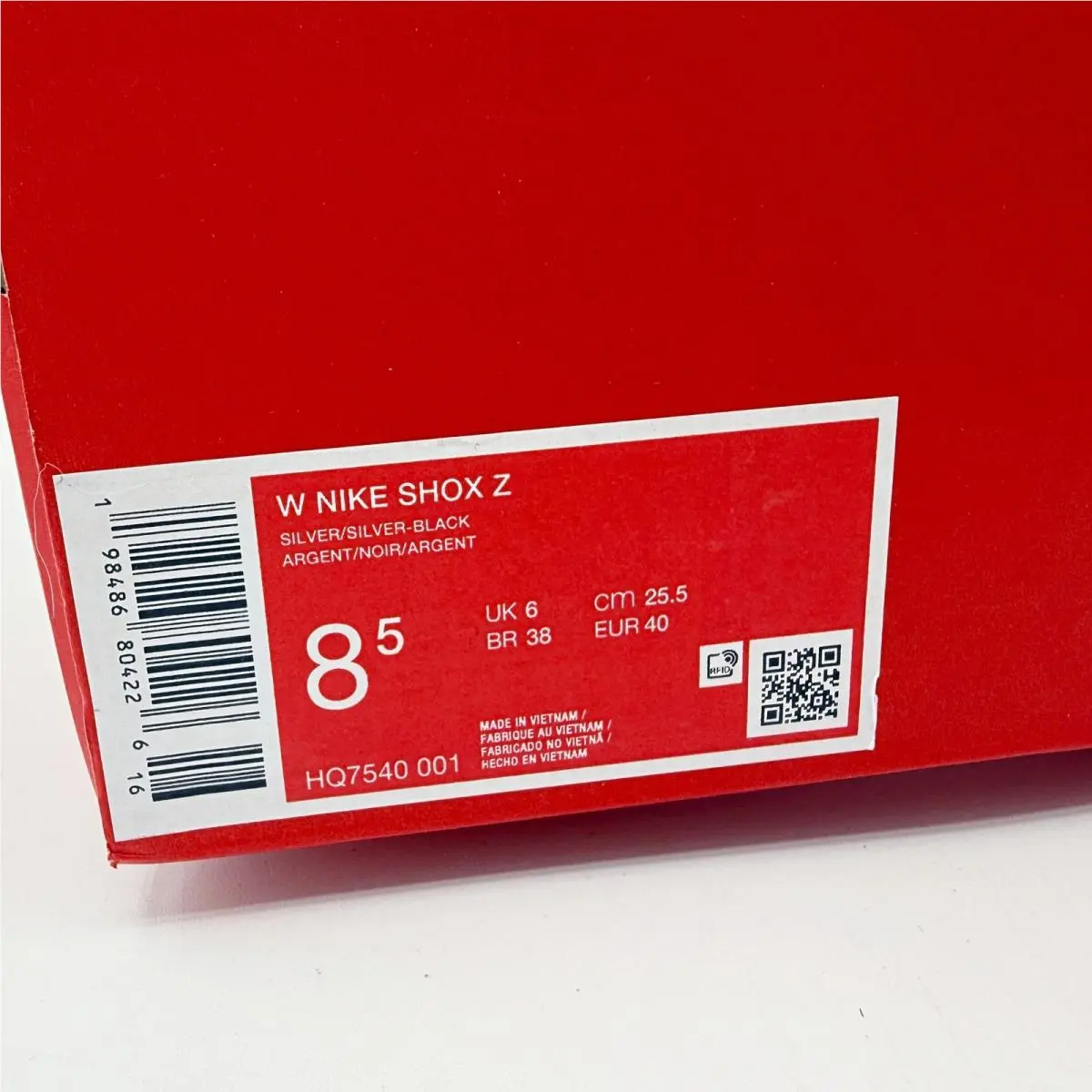 Nike shoes - Nike Shox Z - Shox - HQ7540-001 - Silver (UPC: 198486804226) 8