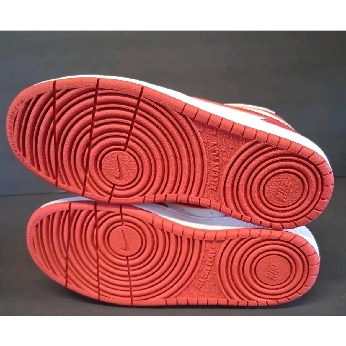 Nike shoes - Sail/Gym Red- White 4