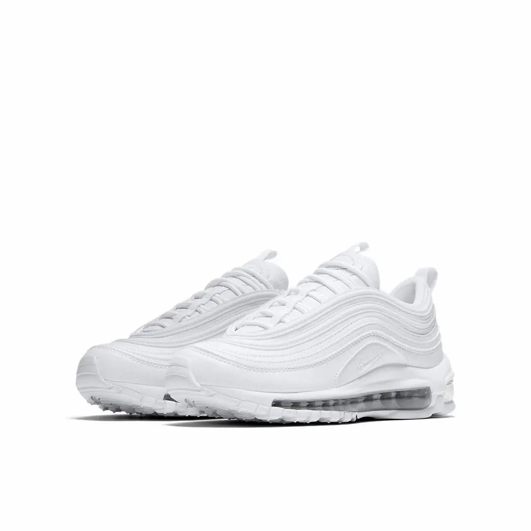 Nike Air Max 97 (gs) Air Max 97 GS White/metallic Silver Kids Sneaker 921522-104 Size 4.5Y