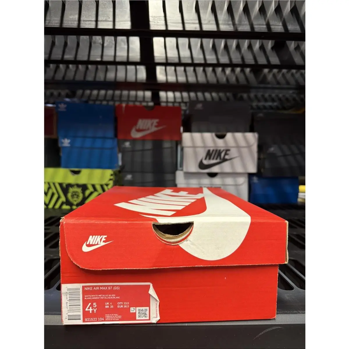 Nike shoes - Nike Air Max 97 (GS) - 921522-104 - White 4
