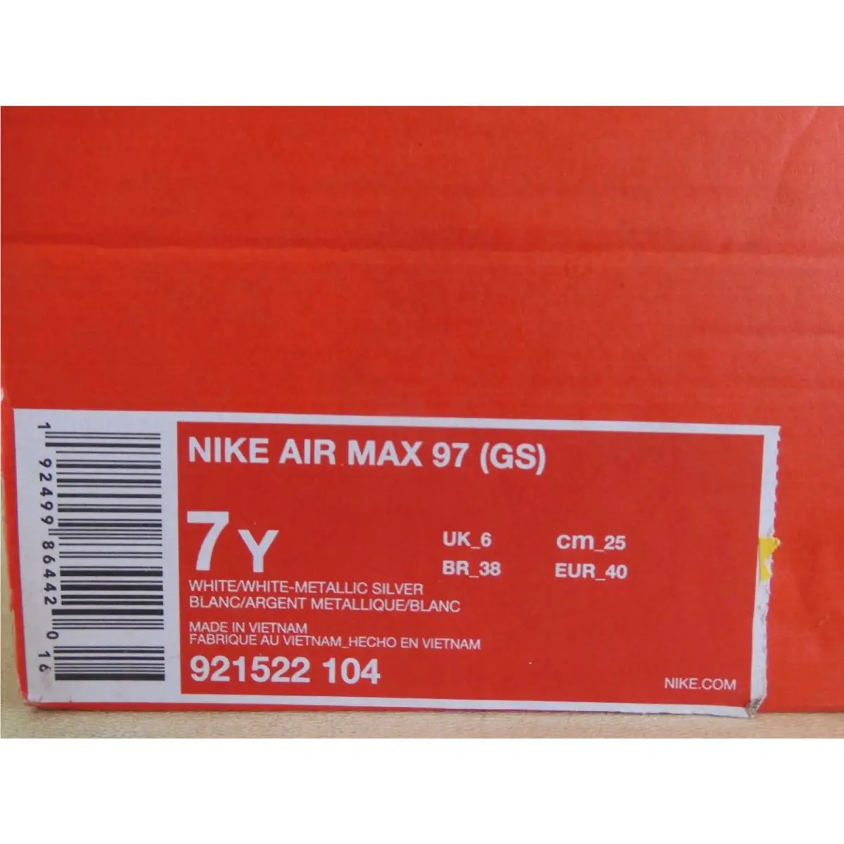 Nike shoes - Nike Air Max 97 - Air Max - 921522-104 921522104 - White (UPC: 192499864420) 7