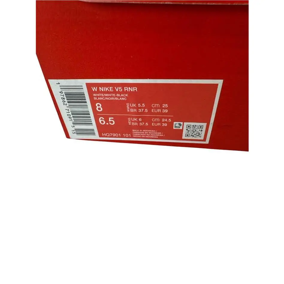 Nike shoes - Women’s Nike V5 RNR White Size 8 HQ7901-101 3