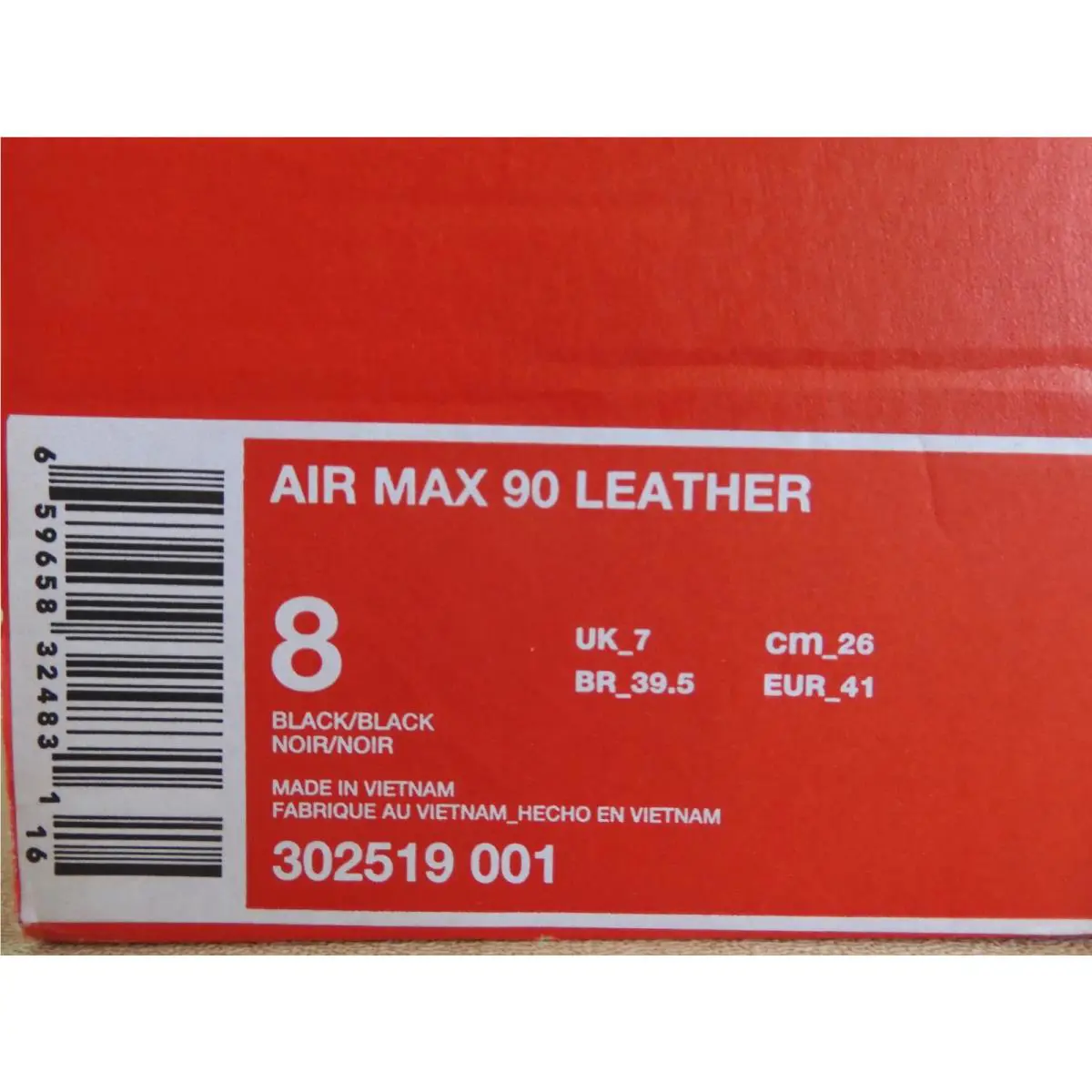 Nike shoes - Nike Air Max 90 - Air Max - 302519 001 - Black (UPC: 659658324831) 6
