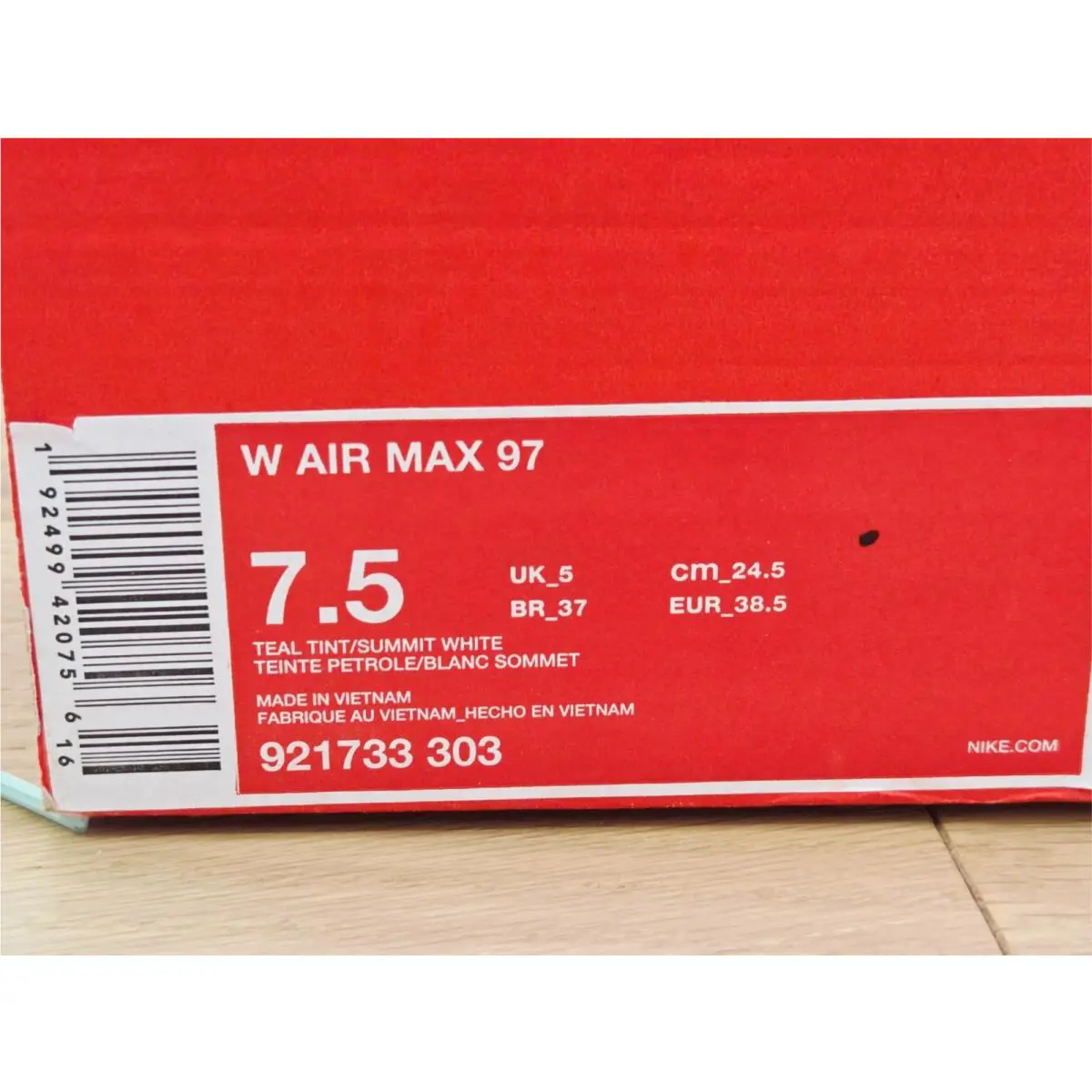 Nike shoes - Nike Air Max 97 - Air Max - 921733 303 - White (UPC: 192499420756) 7