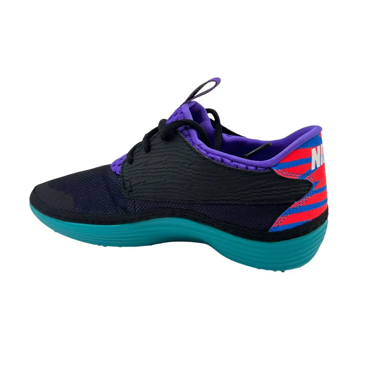 Nike shoes - Nike Solarsoft - Solarsoft - 555301 015 - Black, Manufacturer: Black White Green Purple (UPC: 823233223707) 1